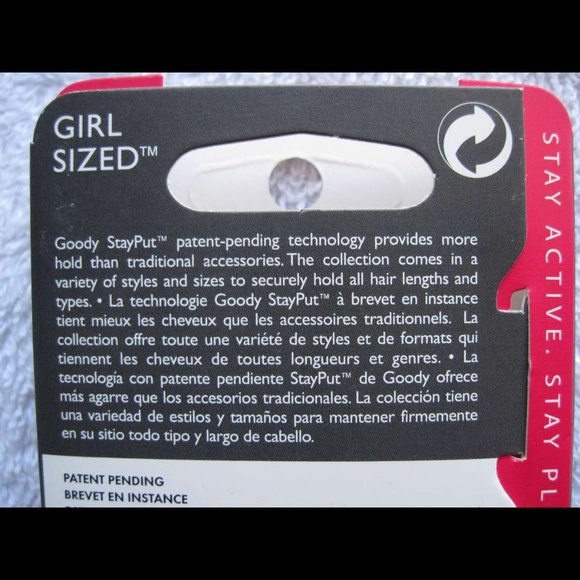 2 Goody Girl Sized Stay Put Slideproof Headwraps Elastic Head Bands Pink Purple - Picture 6 of 6